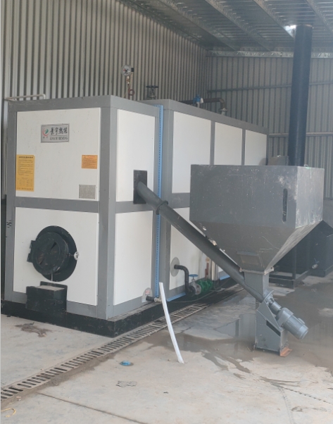 生物質(zhì)2噸蒸汽發(fā)生器使用現(xiàn)場